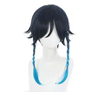 WHBHD Game Genshin Impact Venti Venti Cosplay Parrucca Cosplay Resistente al Calore Capelli Sintetici Carnival di Halloween Party Props
