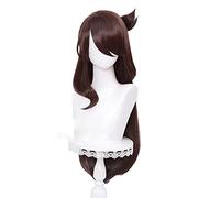 WHBHD Genshin Impact Cosplay Halloween BEIDOU Cosplay Costume Parrucca Lunga Straight Bangs Capelli Resistenti al Calore Donne Donne Gioco di Ruolo Parrucche Anime