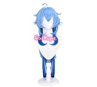 WHBHD Genshin Impact Ganyu Cosplay 100 cm Lungo Blue Gradient Parrucca Cosplay Anime Cosplay Parrucche Cosplay Parrucche Sintetiche Resistenti al Calore Halloween