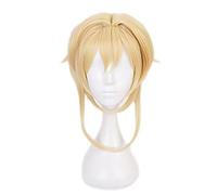 WHBHD Genshin Impast Traveller Cosplay Etere Etere Lumine Blond Parrucca Cosplay Parrucche Anime Anime Resistenti al Calore Parrucche Sintetiche Halloween for Ragazze