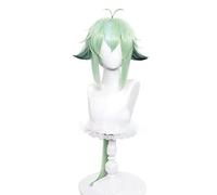 WHBHD Genshin Impatto succarosio 85 cm Parrucca Lunga Parrucca Verde Mela Parrucca di Mela Resistente al Calore Capelli Donne Halloween Gioco di Ruolo AC +. Parrucche Cosplay Anime.