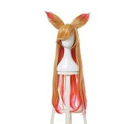 WHBHD Gioco di Arrivo Ahri Carattere Parrucche Cosplay 90cm Capelli Sintetici Resistenti al Calore 90cm Parrucca Cosplay perucas