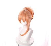 WHBHD Gioco Genshin Carattere di Impatto Yoimiya Cosplay Arancione Pink Ponytail Parrucca Parrucca Halloween Cos Puntelli Resistente al Calore Sintetico