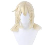 WHBHD Gioco Genshin Impact Cosplay Halloween Klee Cosplay Parrucca Genshin Impact Klee Cosplay Capelli Sintetici + Cappuccio Parrucca