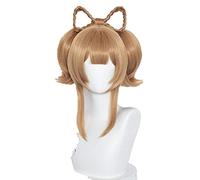 WHBHD Gioco Genshin Impact Cosplay Halloween Yaoyao Parrucca Cosplay Yaoyao Cosplay Capelli Capelli termosato Cappuccio Sintetico Resistente al Calore