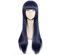 WHBHD Hinata Hyuga Parrucche Cosplay Sora No Metodo Metodo Shione Togawa Parrucche Cosplay Long Blue Black Capelli Sintetici Resistenti al Calore