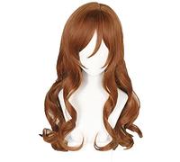 WHBHD Hori Kyoko kyouko Parrucca Anime Hori-San a miyamura-Kun horimiya Resistente al Calore Cosplay Lungo Misto Parrucca Marrone Mista + Tappo della Parrucca
