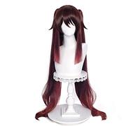 WHBHD KR Game Genshin Impact Hutao Cosplay Anime Rambut Parrucca Sintetis Tahan Panas Pesta Karnaval Halloween