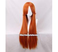 WHBHD La Leggenda di Zelda: Collegamento Che risveglia Marin Orange Wig Mebe No Mura Cosplay Parrucca Play Girl Girl 80cm Costume for Capelli Lunghi