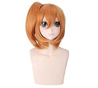 WHBHD LoveLive Kousaka Honoka Parrucca Amore Live Cosplay Puntelli Sintetici Tema for Capelli Partito Party Gioca Parrucche Comiche con Carnevale Abbigliamento Ponytail