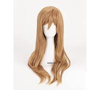 WHBHD LoveLive Sunshine KUNIKIDA HANAMARU Parrucche Cosplay Long Marrone Capelli Sintetici Resistenti al Calore Capelli Sintetici + Tappo della Parrucca