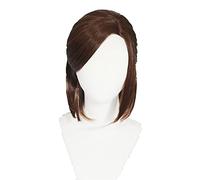 WHBHD L'Ultimo di Noi Ellie Cos Wig Ellie Resistente al Calore Resistente ai Capelli Sintetici Parrucche Cosplay + Tappo della Parrucca