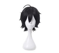 WHBHD MIYAMURA Izumi Parrucca Cosplay Anime Hori-San a Miyamura-Kun Horimiya Capelli Sintetici Resistenti al Calore Nero Corto