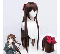 WHBHD Osaka Shizuku Wig LoveLive PDP. Parrucca Sintetica in Fibra di Cosplay del Progetto da Sogno Perfetto + Accessori for Capelli + Tappo della Parrucca