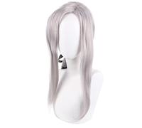 WHBHD Owari No Seraph of The End Ferid Bathory 60cm Lungo Argento Grigio Resistente al Calore Resistente al Calore Cosplay Cosplay Costume Parrucca pelucas