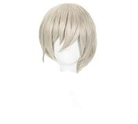 WHBHD Owari No Seraph of The End hiiragi shinya hiragi Parrucche Cosplay Corto Grigio Resistente al Calore Parrucca Sintetica for Capelli Sintetici + Tappo della Parrucca