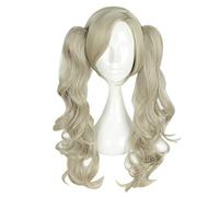 WHBHD P5 Persona 5 Anne Takamaki Lungo Biancheria Biancheria Biancheria Costume Cosplay Parrucca con Coda di Cavallo Parrucche for Capelli Sintetici Resistenti al Calore + Tappo della Parrucca