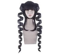 WHBHD Parrucca Cosplay Anime Danganronpa Yasuhiro taeko Celestia ludenberg Rullo Romano Parrucca Comico- con Natale Carnevale di Natale Halloween Party Vita Quotidiana Uomini e Donne Parrucca di Moda