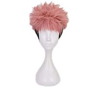 WHBHD Parrucca Cosplay Anime Jujutsu Kaisen itadori yuujin Capelli Corti comici Comic- con Natale Carnevale di Natale Halloween Party Vita Quotidiana Uomini e Donne Parrucca di Moda