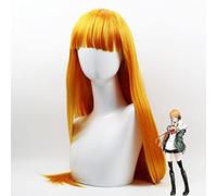 WHBHD Parrucca Cosplay di Futaba Sakura Persona5 Kostum Bermain Wig Halloween Kostum Rambut