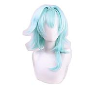 WHBHD Parrucca Cosplay EULA Anime Genshin Impact Capelli Sintetici Resistenti al Calore + Tappo della Parrucca