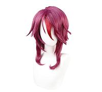 WHBHD Parrucca Cosplay Rosaria Genshin Carattere di Impatto Carattere Resistente ad Alta Temperatura Parrucche for Capelli + Tappo della Parrucca