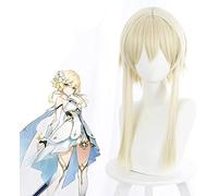 WHBHD Parrucche Cosplay Anime, Genshin Impact Parrucca Cosplay lumine for Halloween Party Puntelli Accessori con Tappo della Parrucca Gratuita