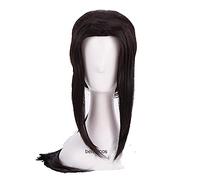 WHBHD Parrucche Cosplay di Uchiha Itachi 60cm Lunga Black Styled Capelli Sintetici Resistenti al Calore Resistenti al Calore + Cappuccio Parrucca