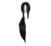 WHBHD Parrucche Cosplay di Uchiha Itachi Lunga Black Capelli Sintetici Resistenti al Calore + Cappuccio Parrucca