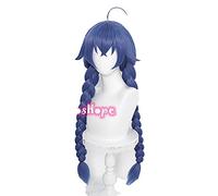 WHBHD Roxy migurdia Cosplay disoccupato reincarnazione Mushoku Tensei Cosplay 88 cm Parrucca Blu Cosplay Anime Anime Resistenti al Calore Parrucche Sintetiche Resistenti al Calore