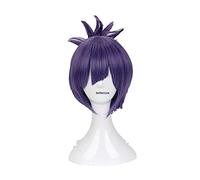 WHBHD Seraph of The End Lacus Welt Owari No Seraph Wig Cosplay Corto Viola Parrucche for Capelli Sintetici + Tappo della Parrucca