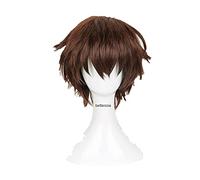 WHBHD Seraph of The End Yoichi Saotome Parrucche Cosplay Cosplay Corto Marrone Parrucca Sintetica Resistente al Calore + Tappo della Parrucca