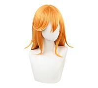 WHBHD Shibuya Kanon Cosplay Parrucca Anime LoveLive! Superstar !! Capelli Resistenti al Calore Arancione 55cm Hallowen Party Reley Play
