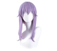 WHBHD Shinoa hiiragi Cosplay Seraph of The End Cosplay Donne Light Purple Wig Cosplay Anime Cosplay Partys Parrucche Sintetiche Resistenti al Calore
