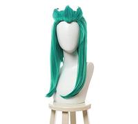 WHBHD Star Guardian Rakan Cosplay Parrucche Lunghe Dritte Verde Uomo Donna Cosplay Parrucca Halloween Capelli Sintetici Resistenti al Calore
