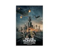 WHBRFO Poster decorativo decorativo da parete su tela per camera da letto, motivo: Maze Runner The Death Cure/The Death, senza cornice, stile 50 x 75 cm