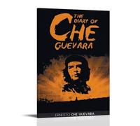 WHBRFO The Diary Of Che Guevara, poster decorativo da parete per camera da letto, decorazione artistica da parete, decorazione artistica da parete su tela, per soggiorno, stile cornice, 50 x 75 cm