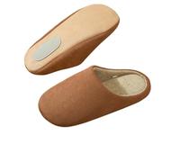 WHDMKUS Pantofole di Cotone Sollette Silenziose Silenziose Silenziose Pantofole per Donne Quattro Stagioni A Casa Soft Cotone Pantofole di Cotone-caffè-40-42