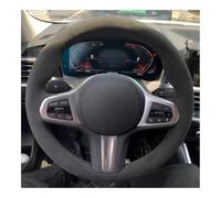 WHDsunQQ Coprivolante per G30 G31 G32 G20 G21 X3 G01 X4 G02 X5 G05 G14 G15 G16 Fai da Te Nero PU Coprivolante per Auto(Style 5)