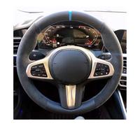 WHDsunQQ Coprivolante per G30 G31 G32 G20 G21 X3 G01 X4 G02 X5 G05 G14 G15 G16 Fai da Te Nero PU Coprivolante per Auto(Style 1)