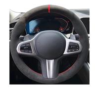 WHDsunQQ Coprivolante per G30 G31 G32 G20 G21 X3 G01 X4 G02 X5 G05 G14 G15 G16 Fai da Te Nero PU Coprivolante per Auto(Style 6)