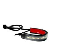 WHDsunQQ Luce direzione Luce di svolta universale per moto e DRL ambra bianca per la maggior parte delle moto/bici, striscia lampeggiante per ATV da 12 V