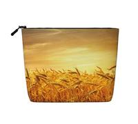 Wheat Field Una borsa da viaggio versatile, ideale per routine quotidiane e viaggi di lavoro, Nero , Taglia unica, Beauty case