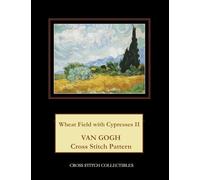 Wheat Field with Cypresses II: Van Gogh Cross Stitch Pattern