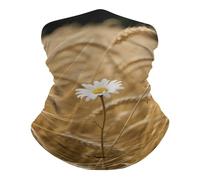 Wheat Fields And Flowers Scaldacollo Durevole Fascia per Capelli Versatili Sciarpa al Collo per Outdoor Arrampicata Traspirante Bandana