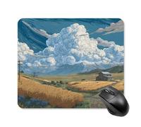Wheat Is out of Town Tappetini Mouse Antiscivolo Mousepad Base in Gomma Tappetino per Mouse per Casa Computer Gioco 25X30Cm