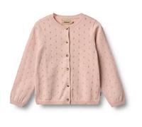WHEAT - Kid's Knit Cardigan Maia - Cardigan 116 fuchsia