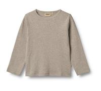 WHEAT - Kid's L/S Milo - Maglia a manica lunga 116 beige/grigio