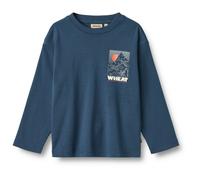 WHEAT - Kid's L/S Print Dixie - Maglia a manica lunga 152 blu