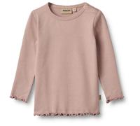 WHEAT - Kid's Rib T-Shirt L/S Ida - Maglia a manica lunga 104 marrone